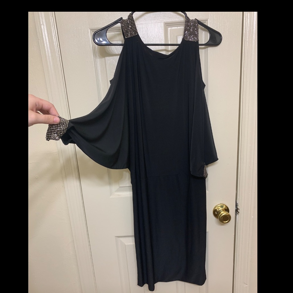 Black semi-formal dress
